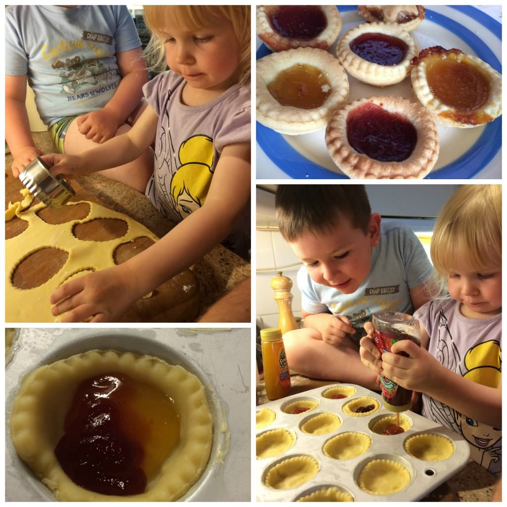 rainbow jam tarts