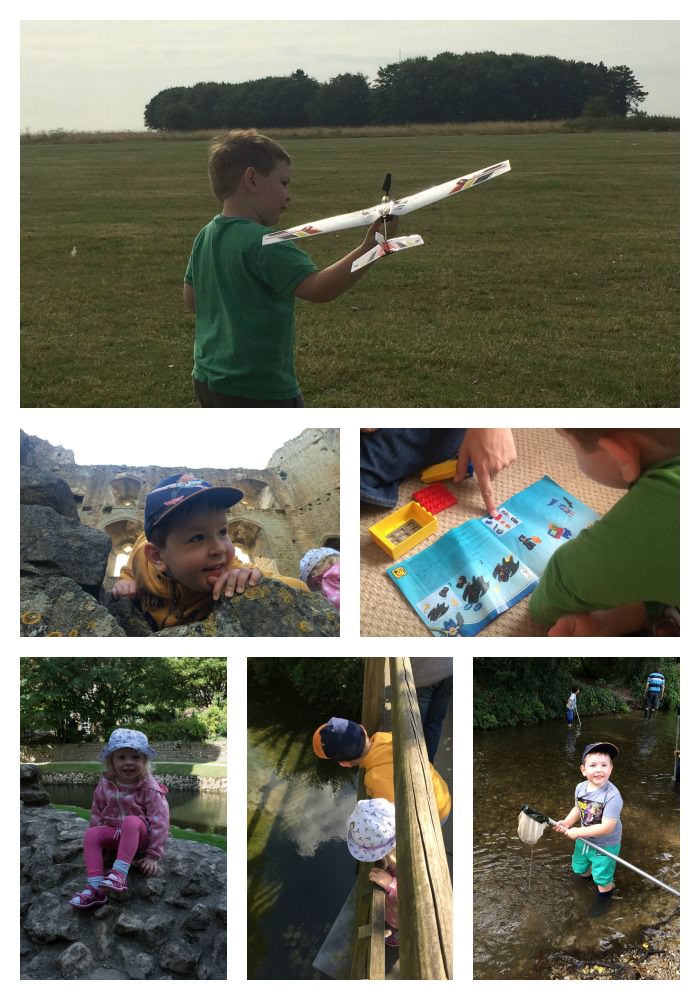 summer holiday collage