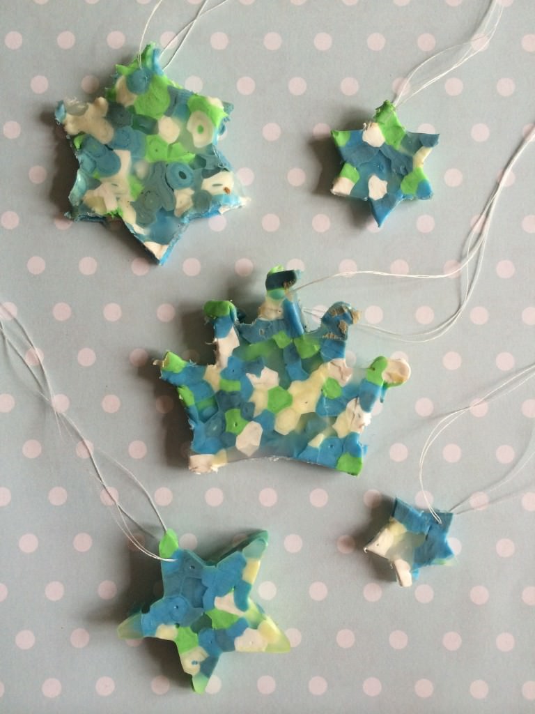 melted hama beads