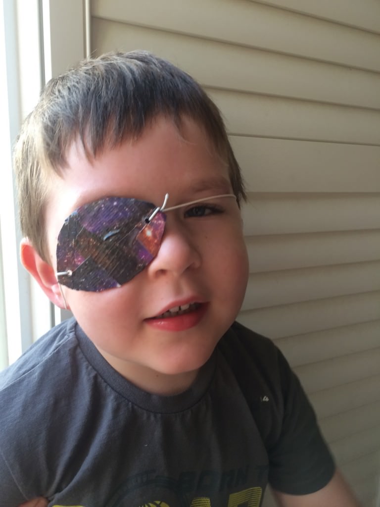 duck tape pirate eye patch