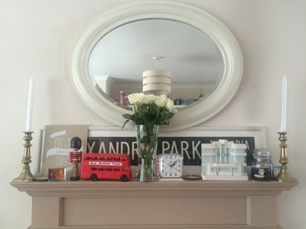 on my mantel