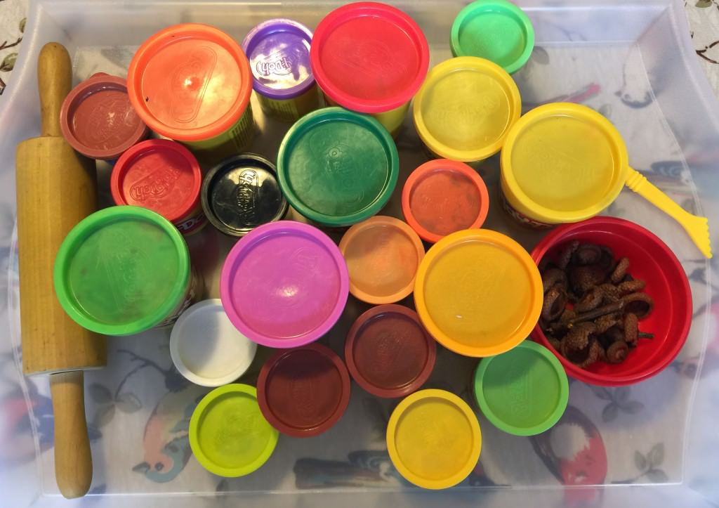 tubs of play dough