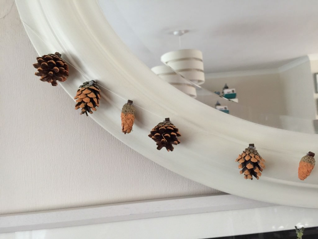 pine cone garland
