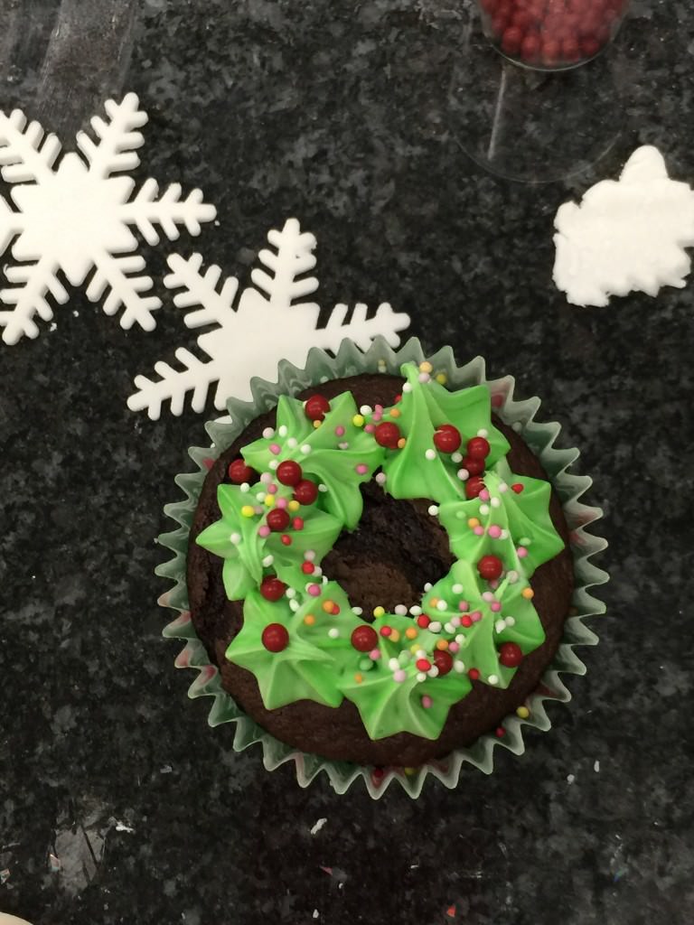 Christmas cupcakes