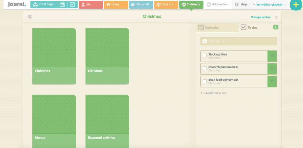journl screenshot