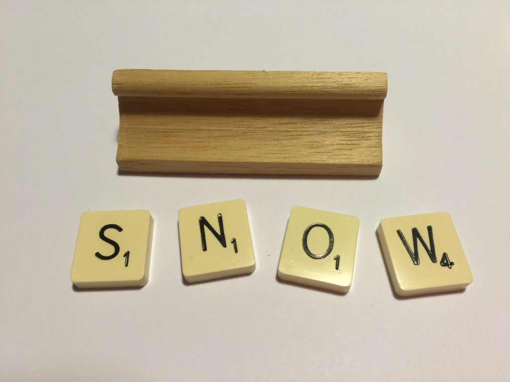 vintage Scrabble decoration