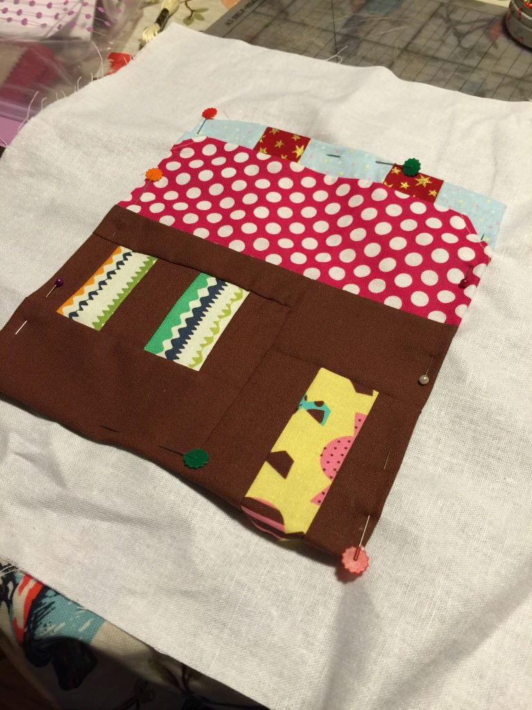 patchwork gingerbread block