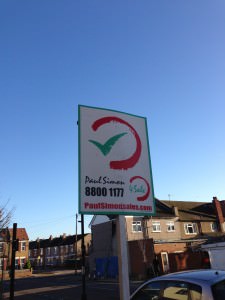 For Sale sign