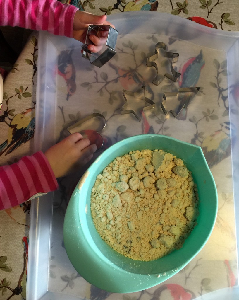 gingerbread cloud dough