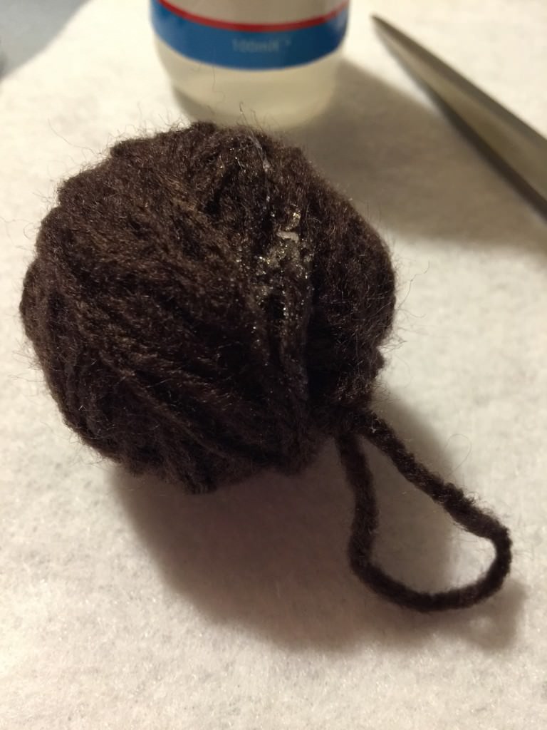 No sew Christmas pudding ornaments