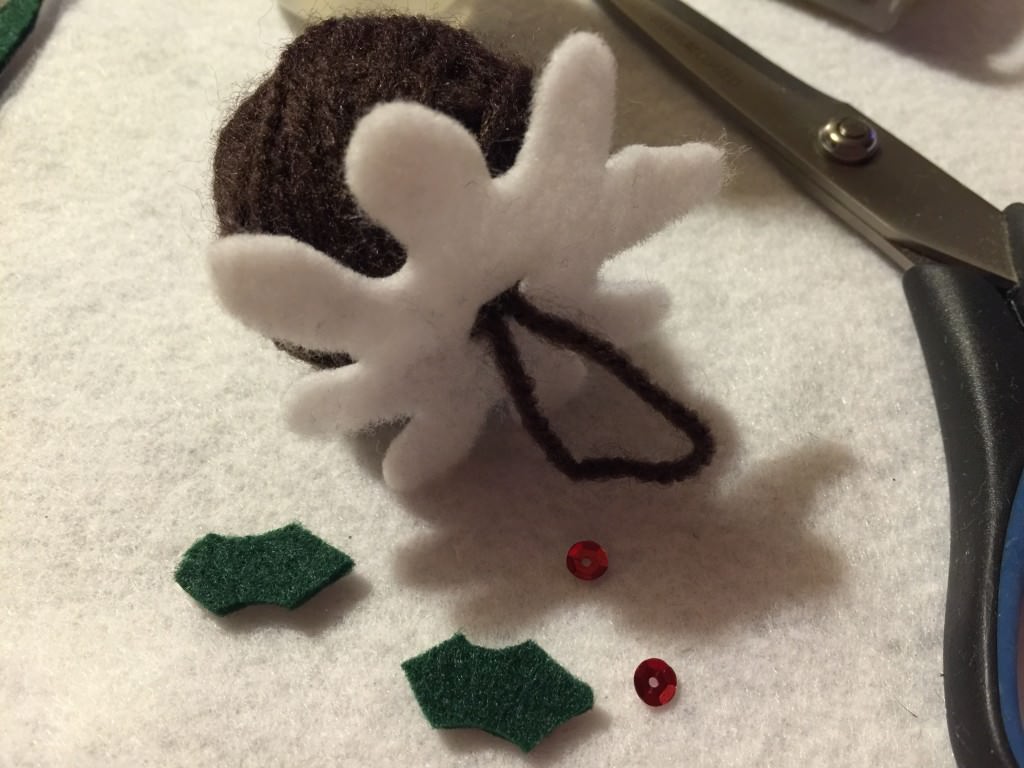No sew Christmas pudding 