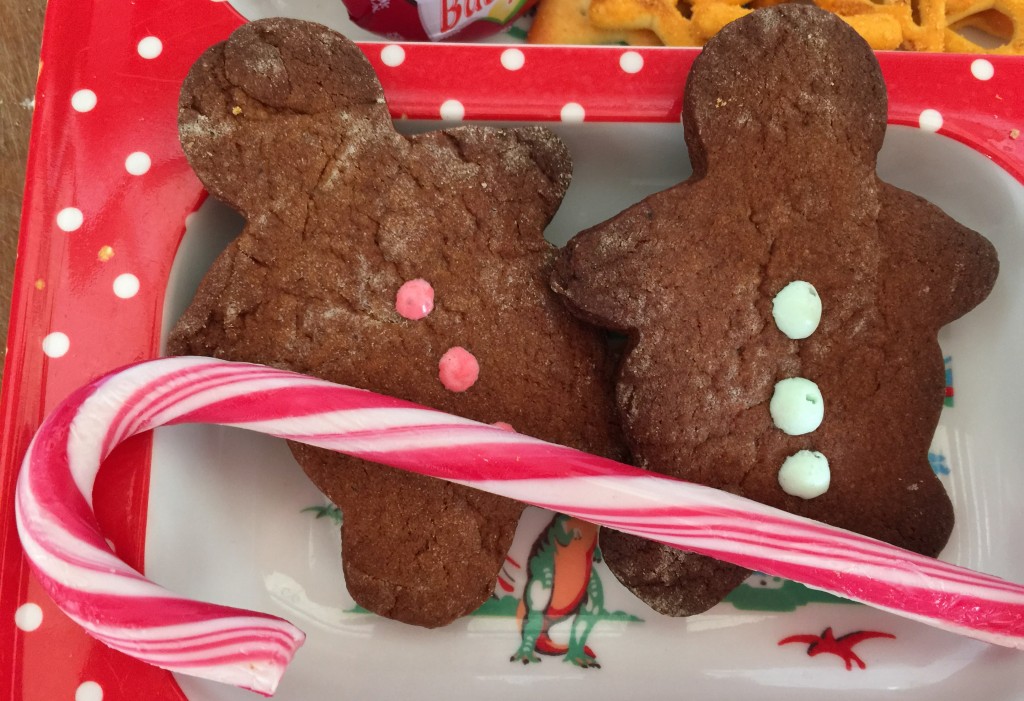gingerbread men bento