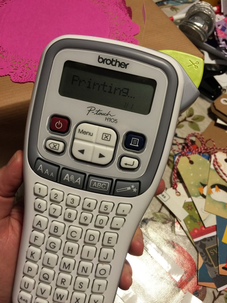 Brother handheld label printer