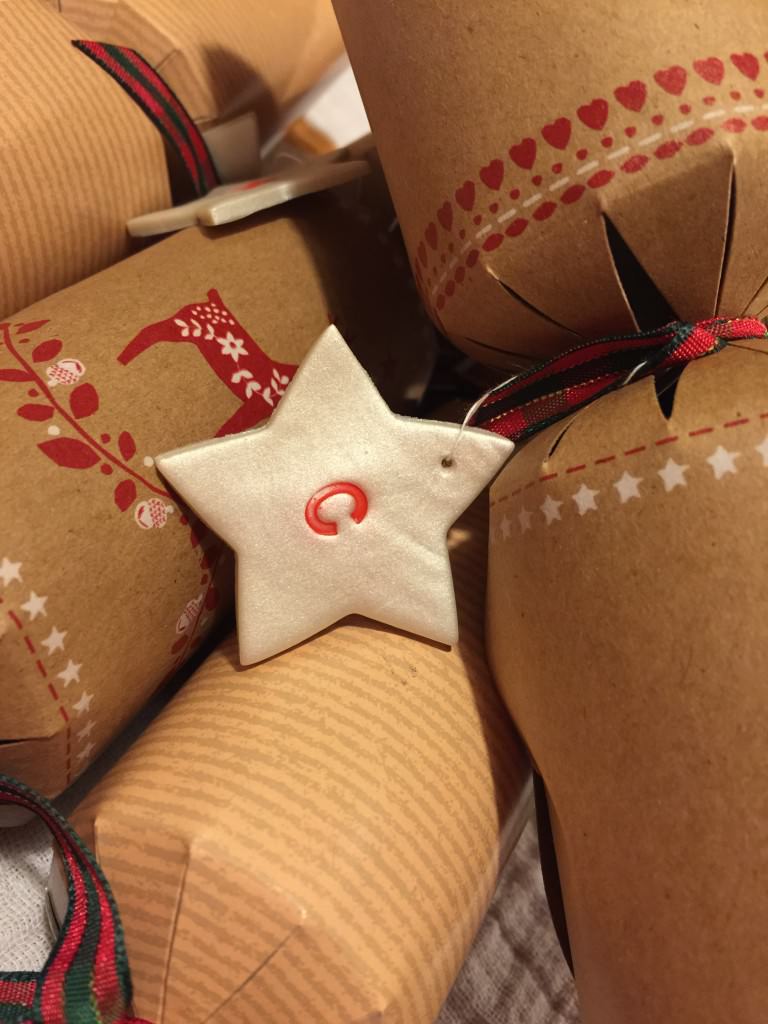 handmade clay tags