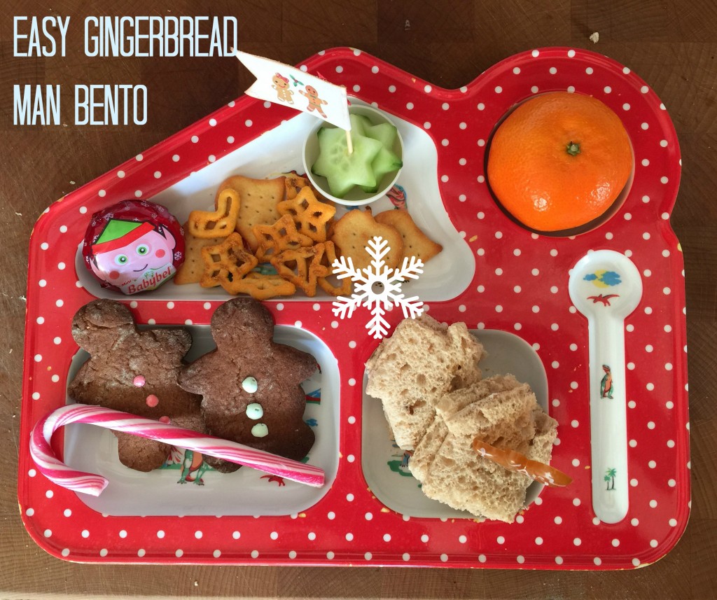 easy gingerbread man bento