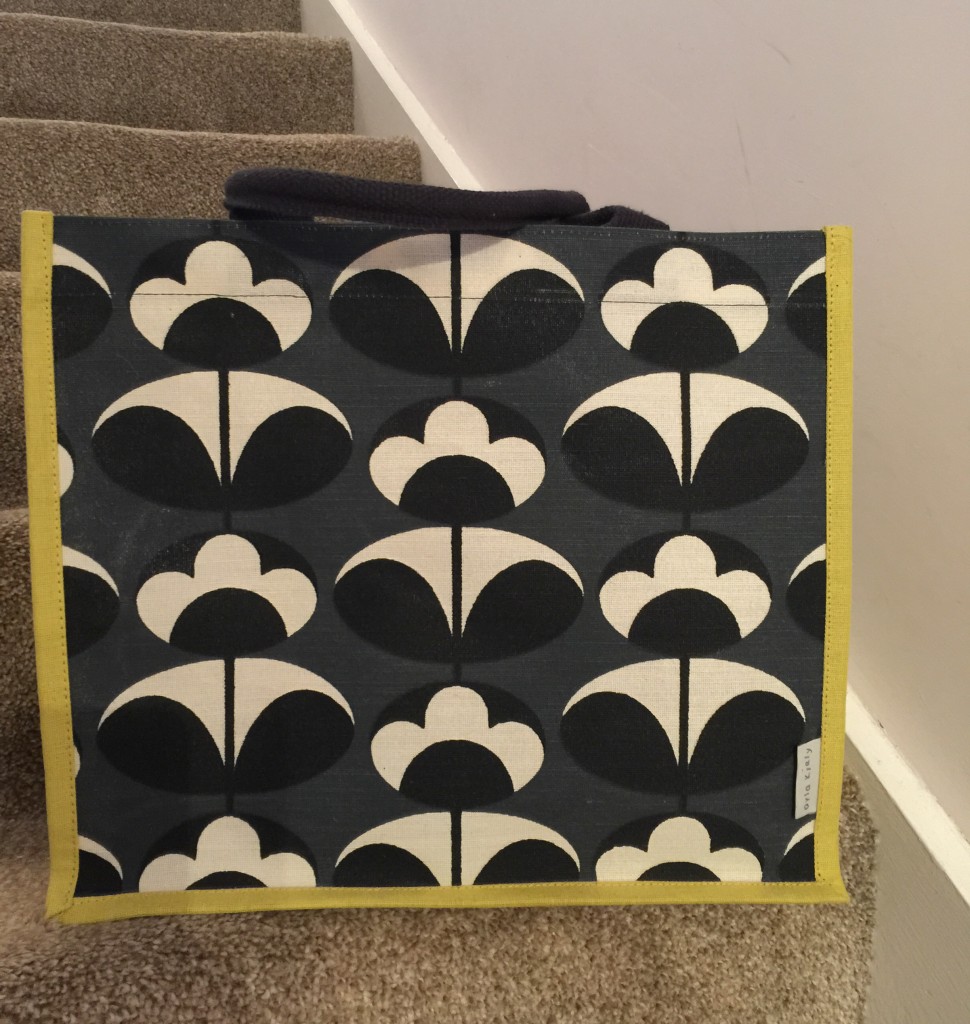 Orla Kiely Tesco jute bag