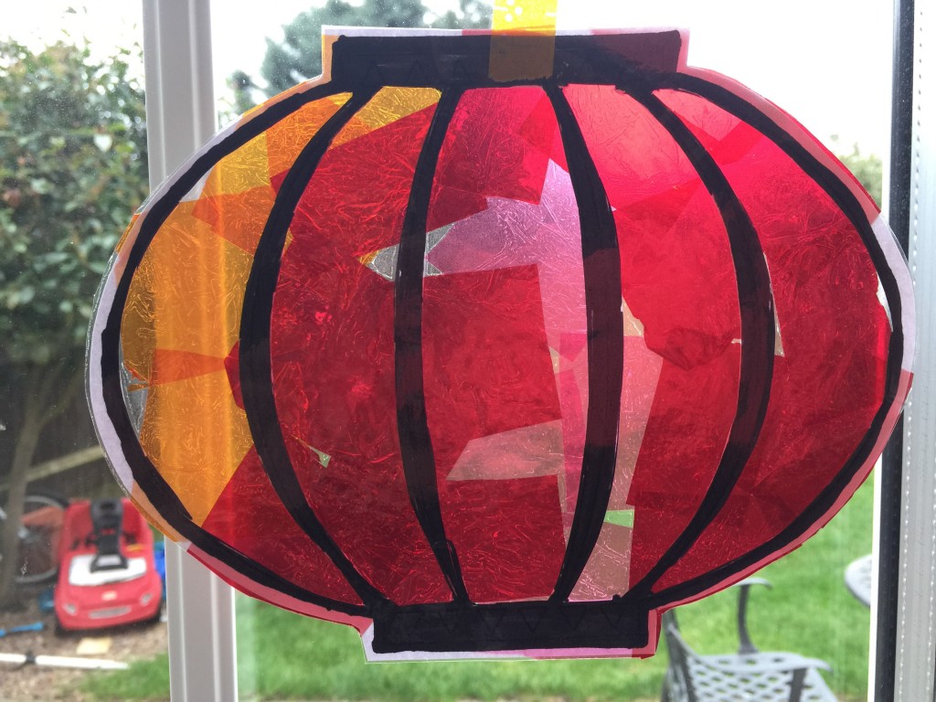 Chinese lantern sun catcher
