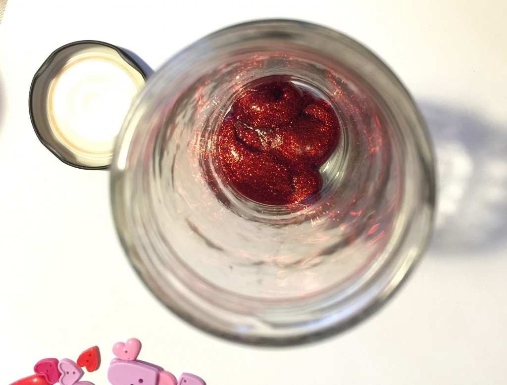Valentine calm down jar