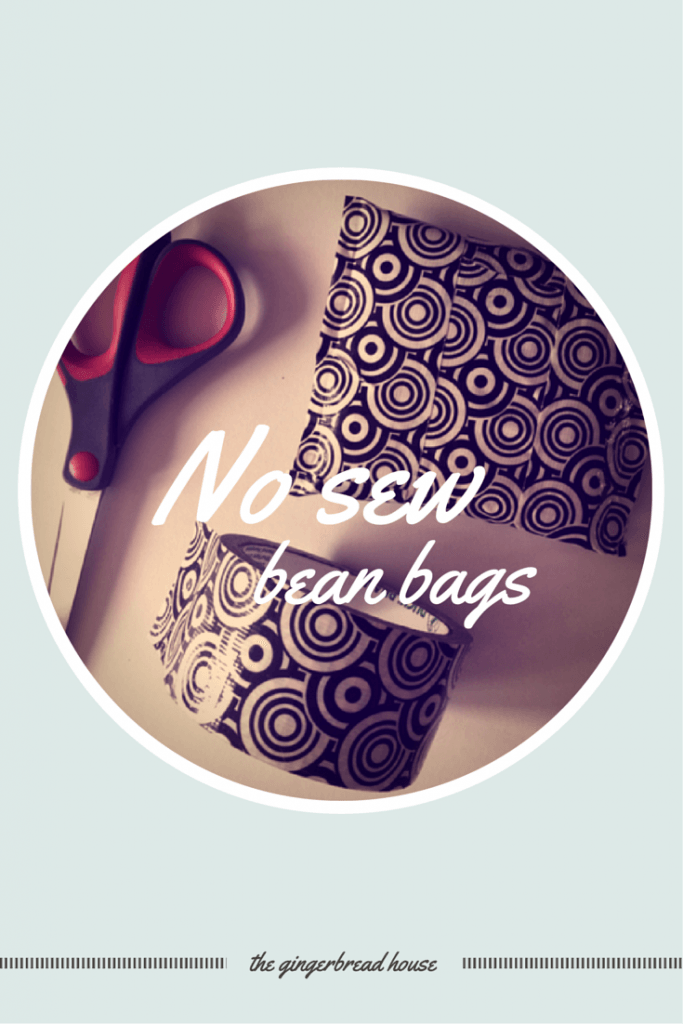 no sew bean bag tutorial