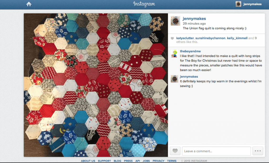 union flag quilt
