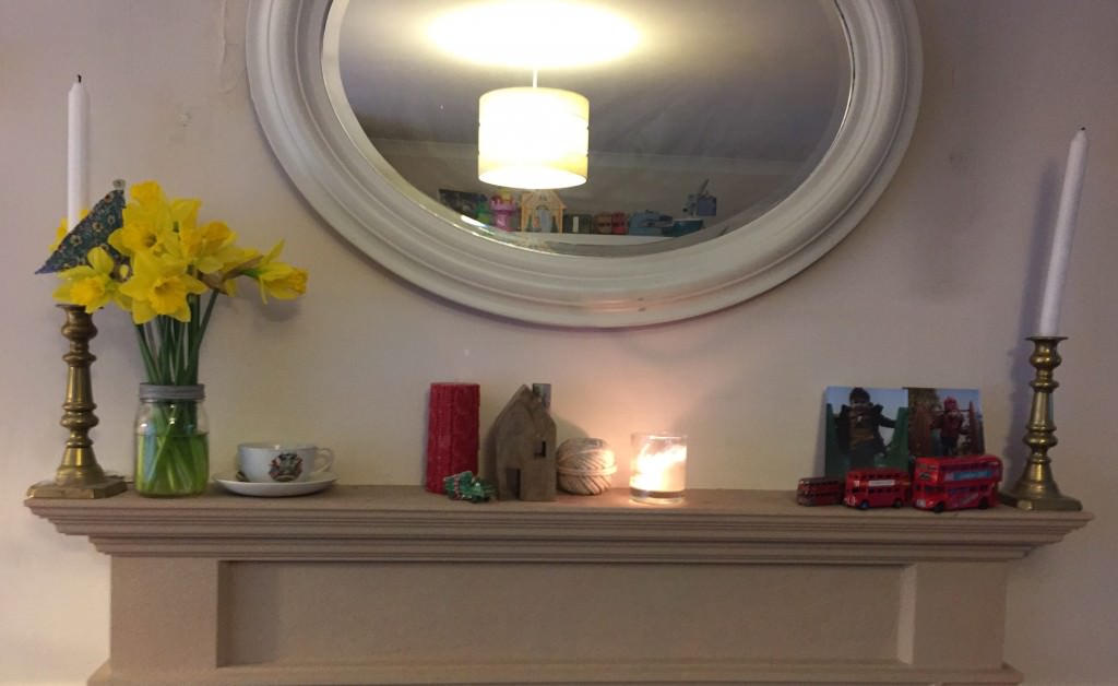 on my mantle