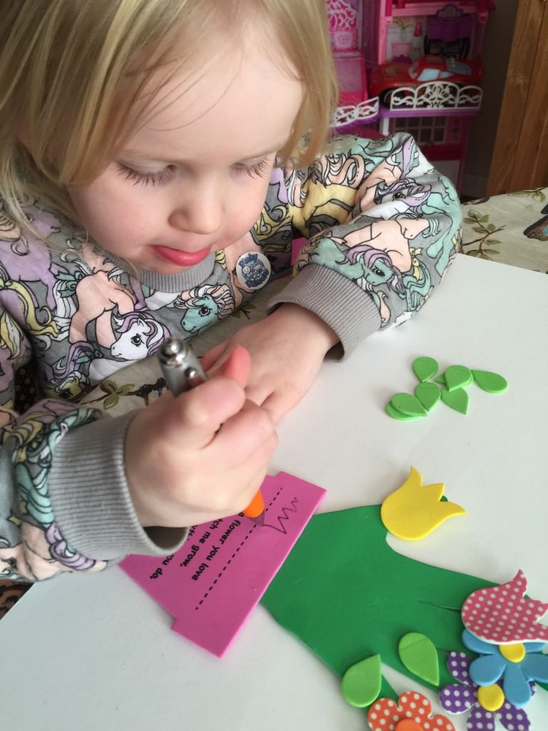 Mothers Day hand print craft