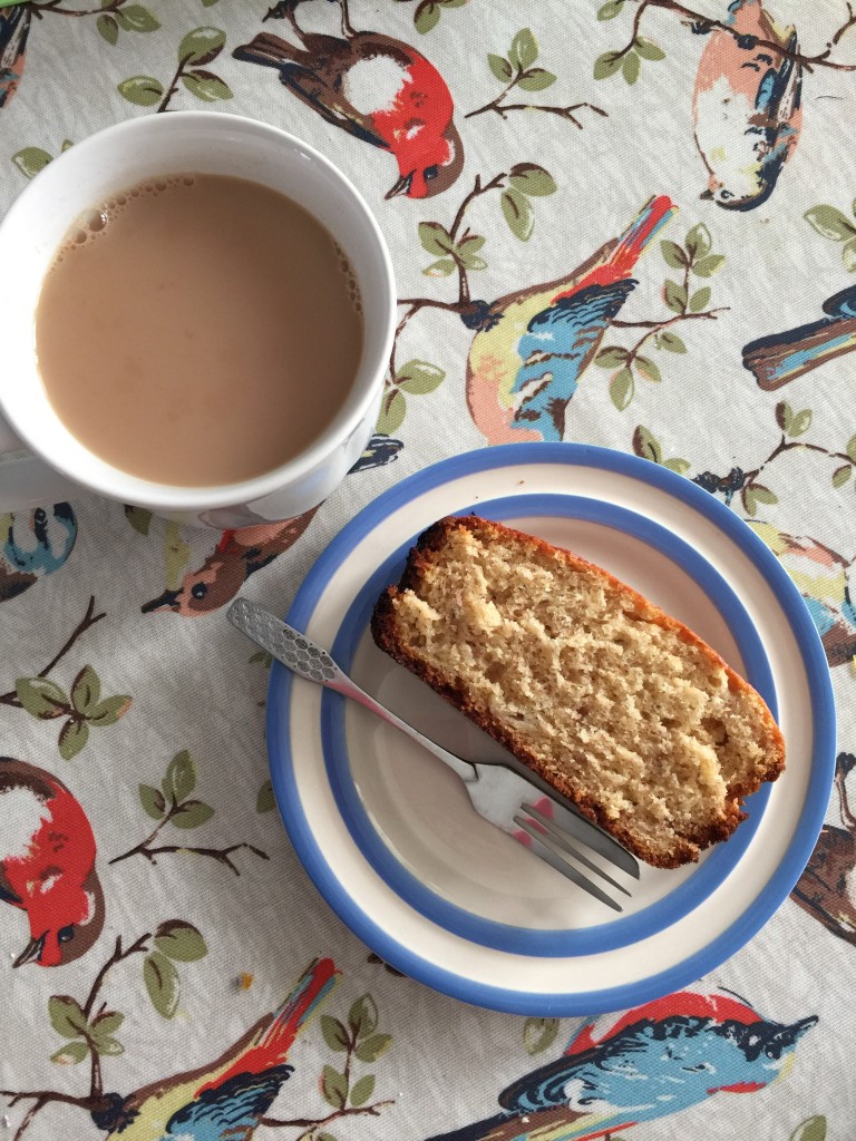 homemade banana cake
