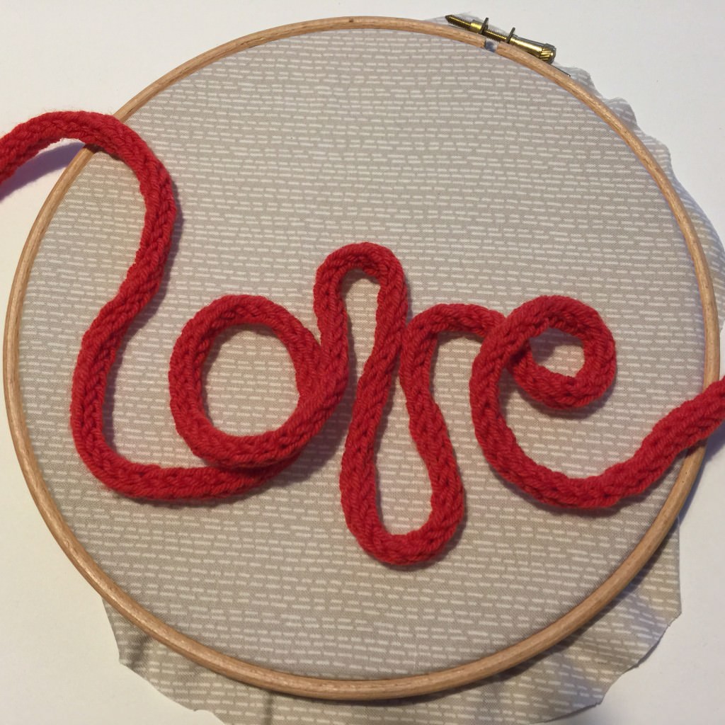 love hoop art
