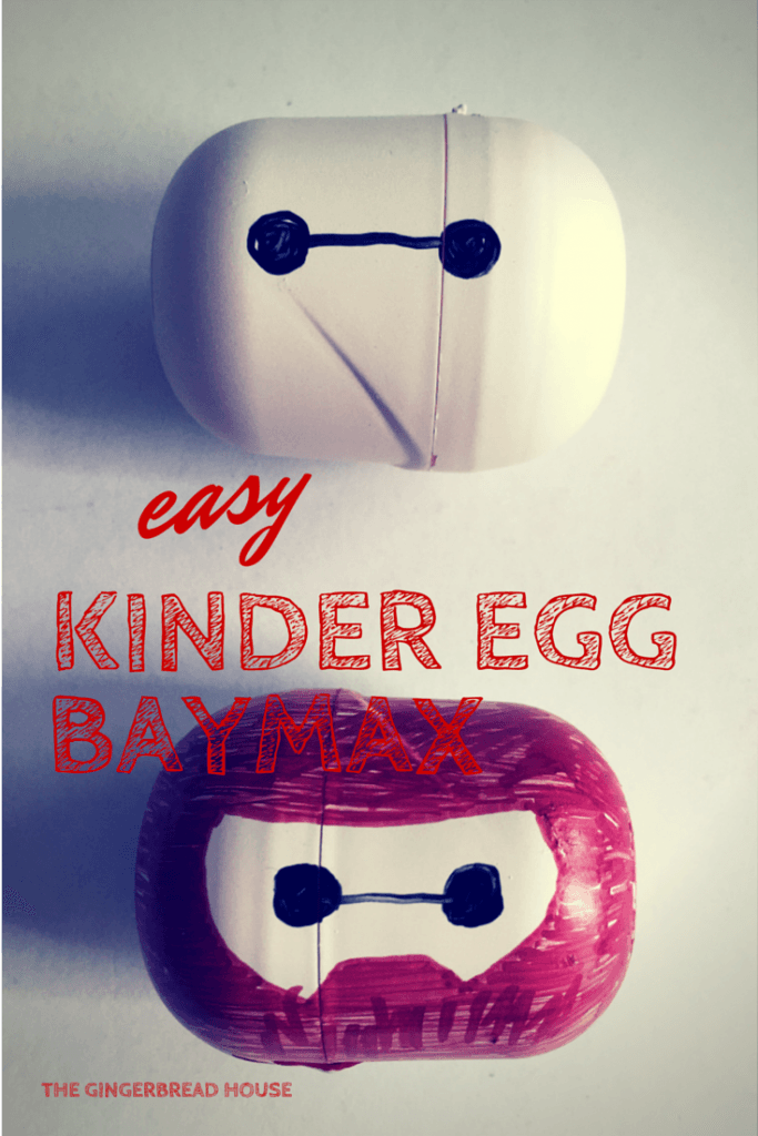 easy Kinder Egg Baymax - holly be tells