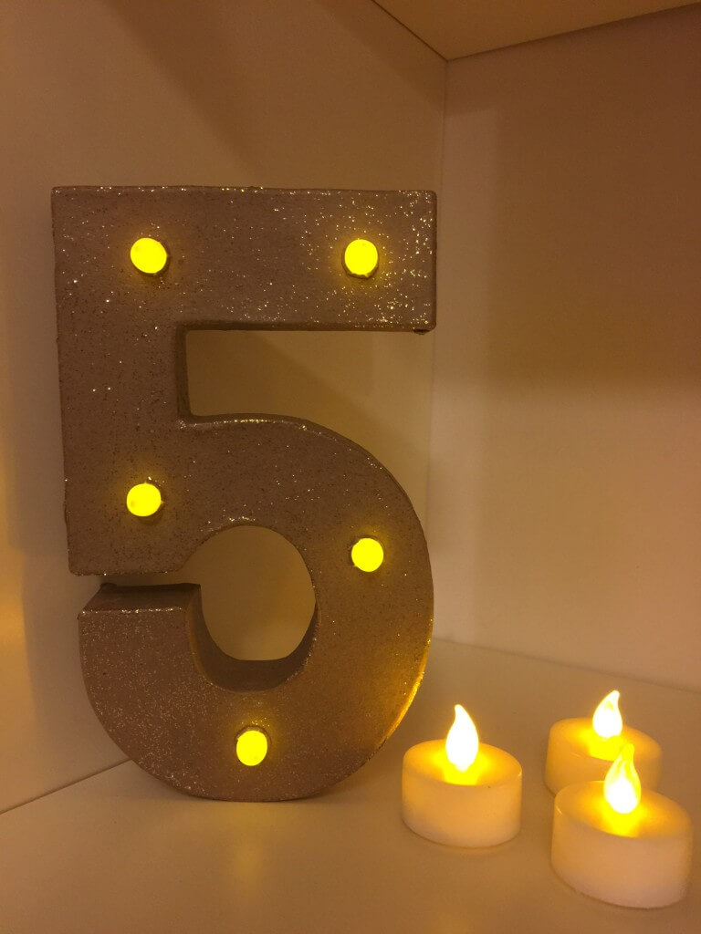 DIY marquee light