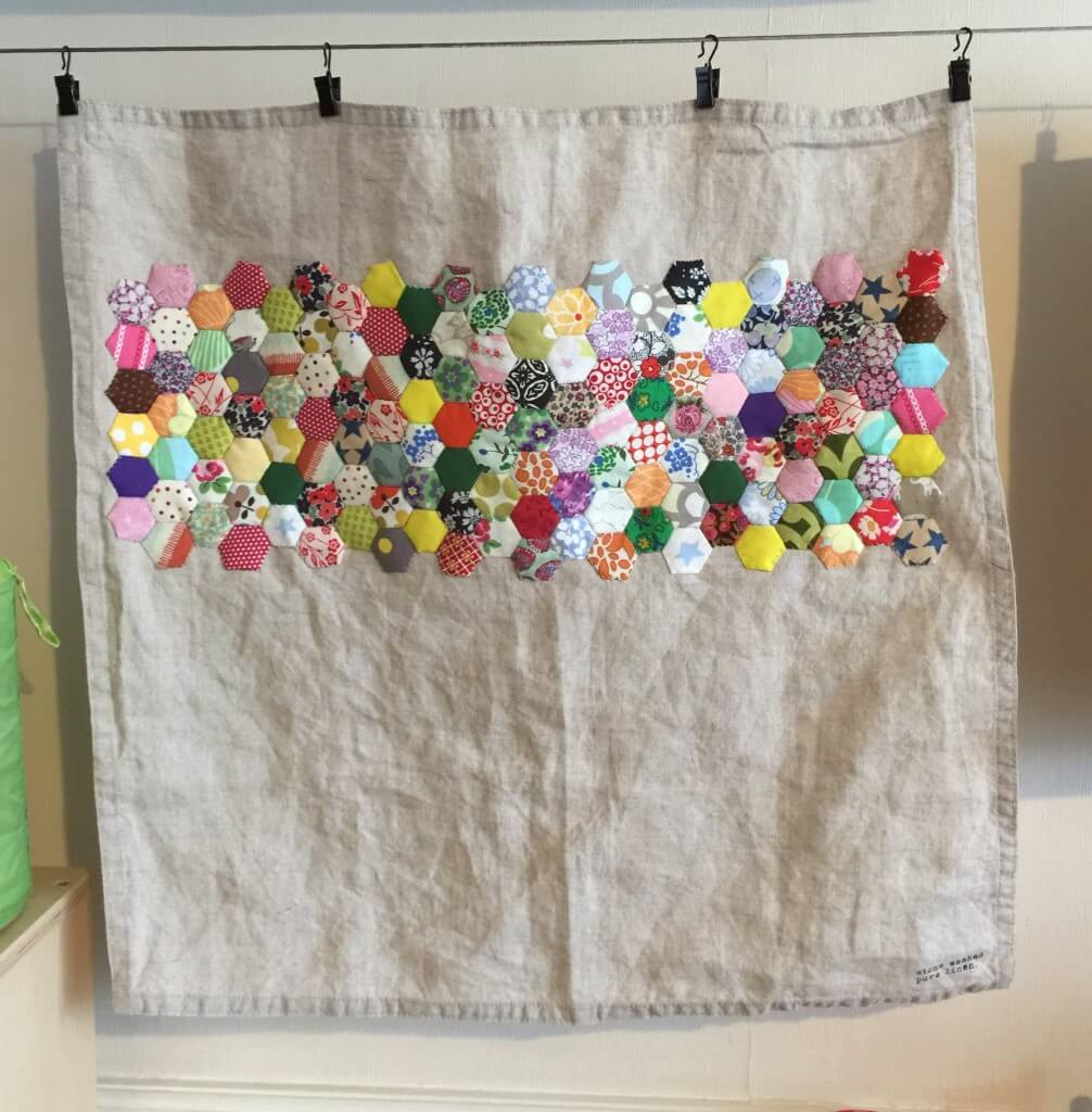 EPP mini hexagons wall hanging