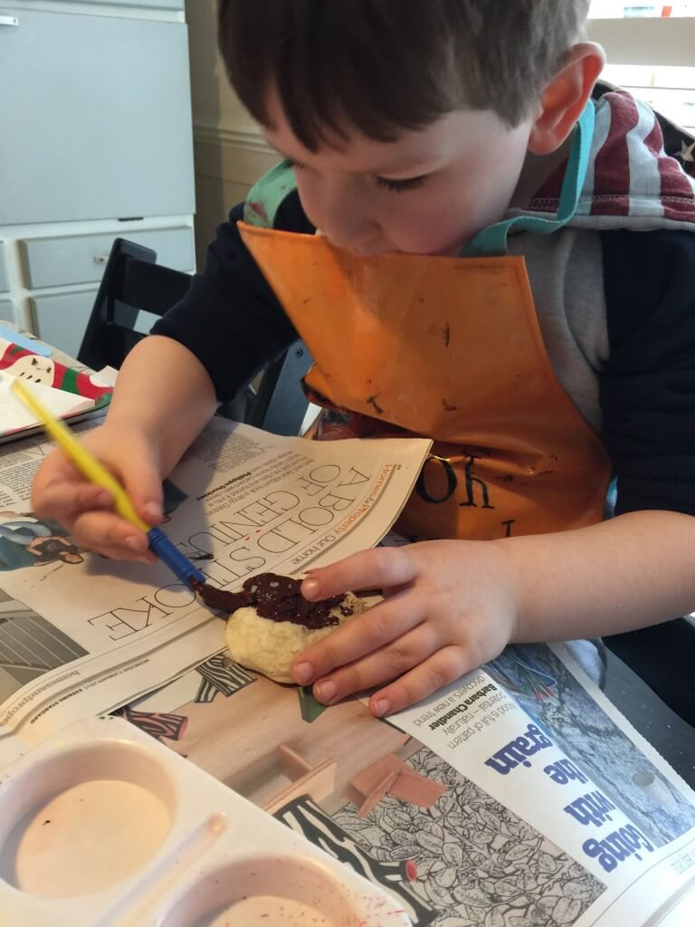dinosaur fossil DIY