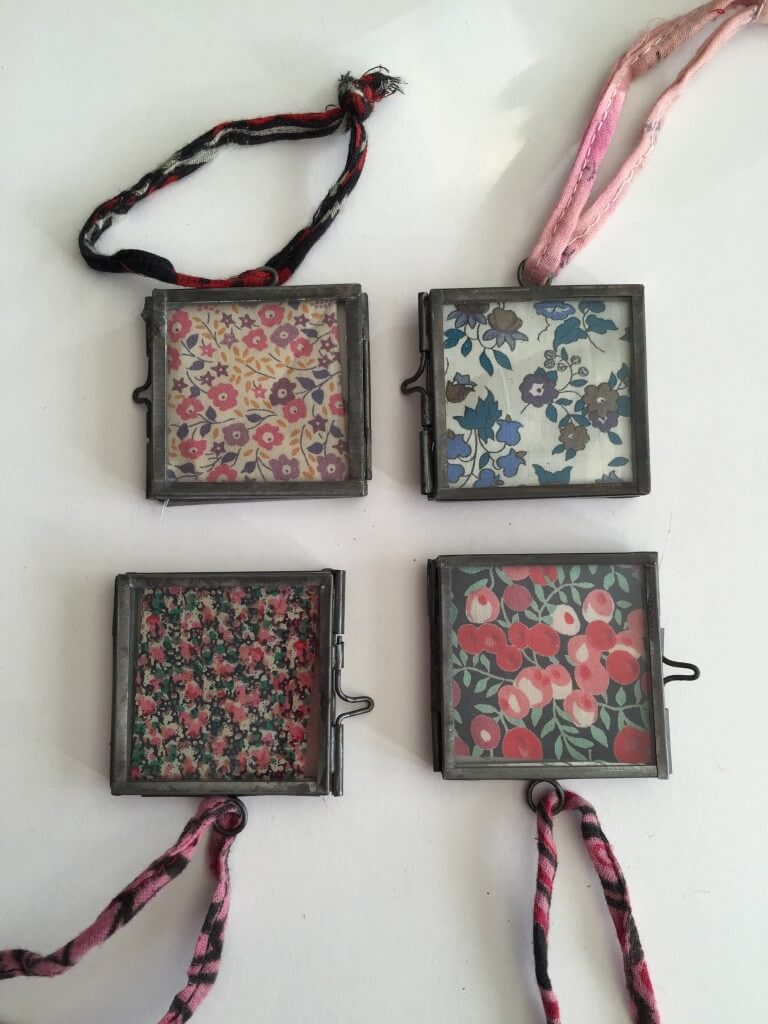 nkuku frames with liberty prints