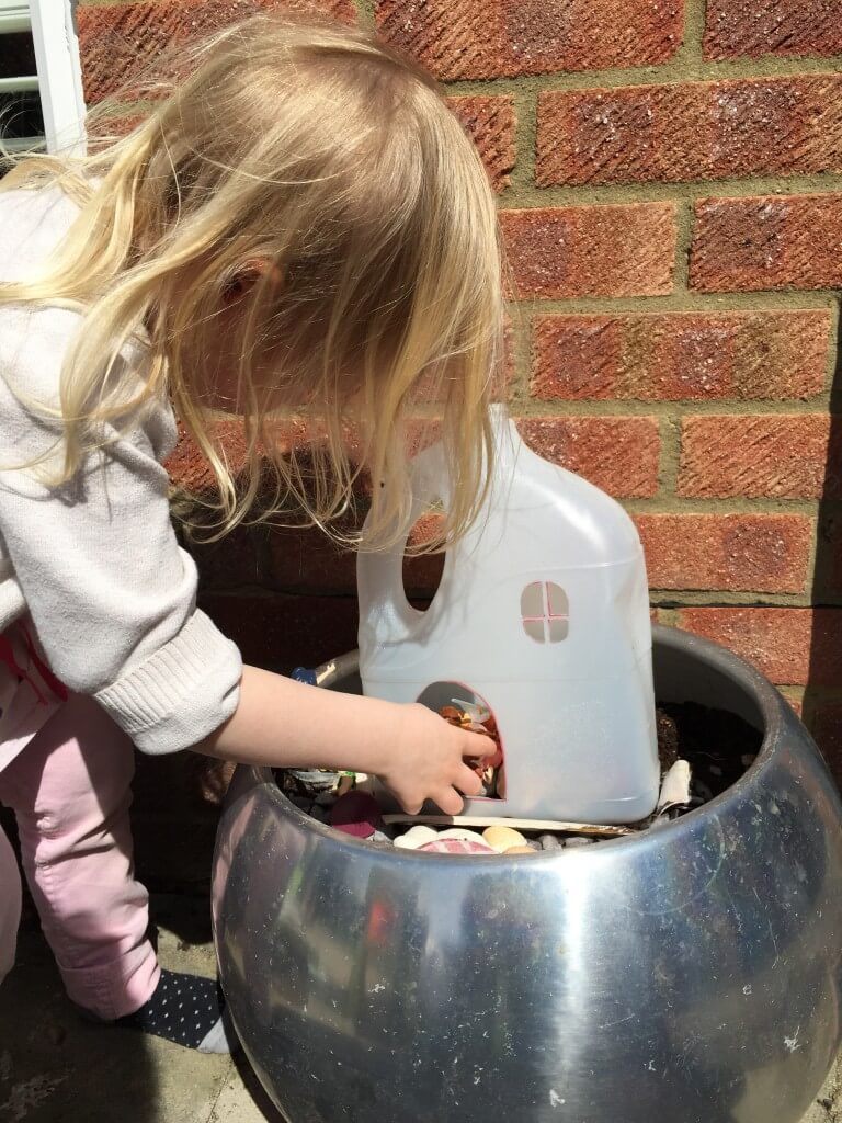 kid friendly fairy garden - holly be tells