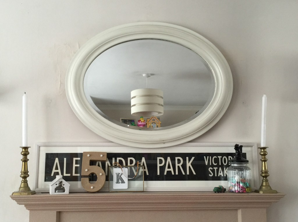 my decorated mantlepiece