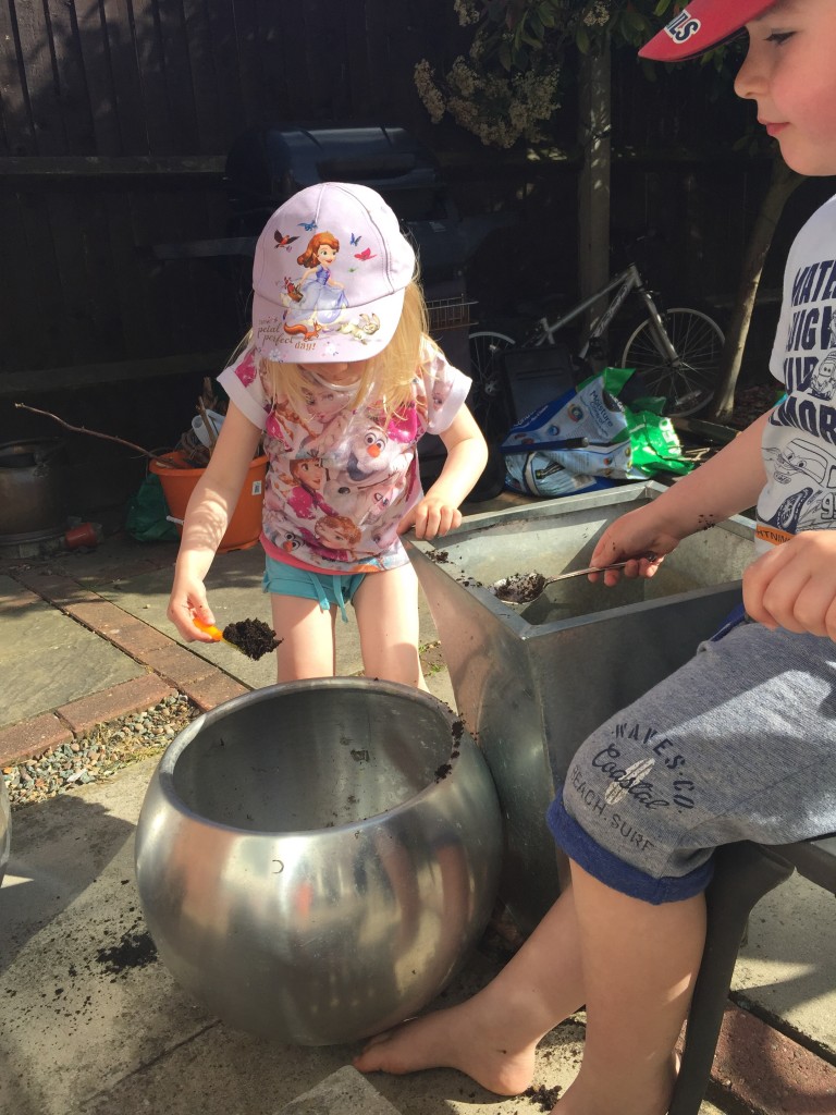 building a fairy garden for children