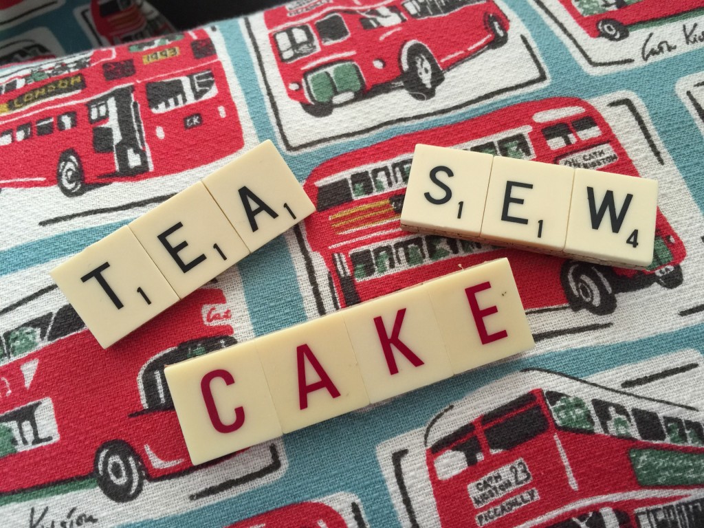 Scrabble tile badge