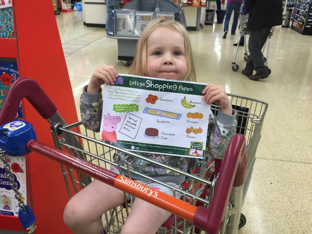 shopping with children