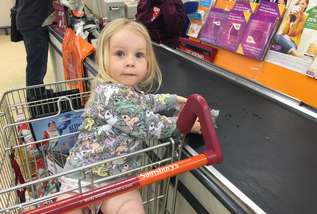 shopping with children