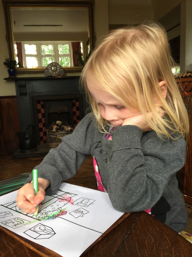 Peppa Pig colouring set