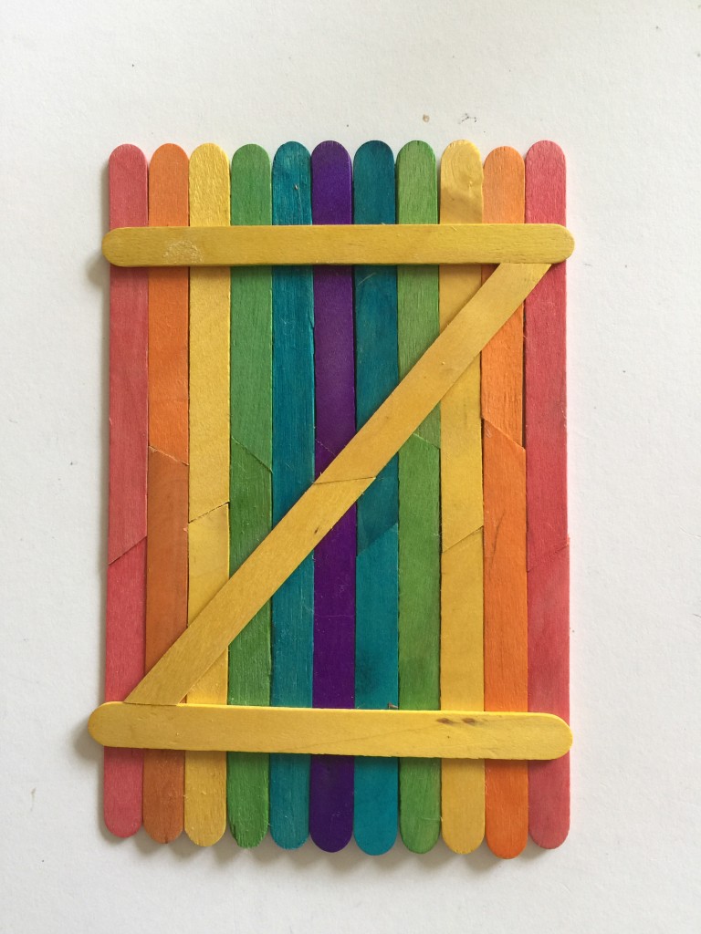 craft stick fairy door