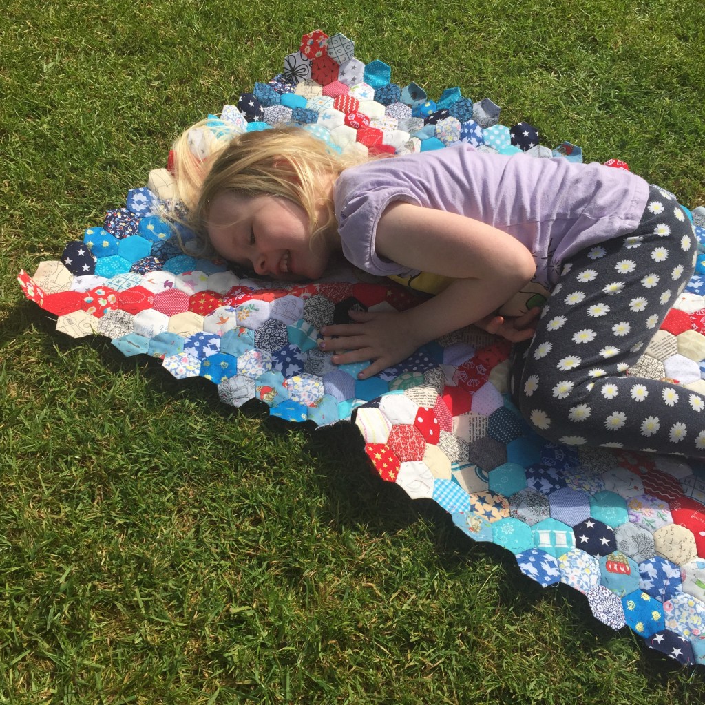 union jack quilt top