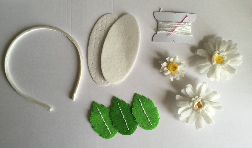 daisy headband kit from Hobbycraft