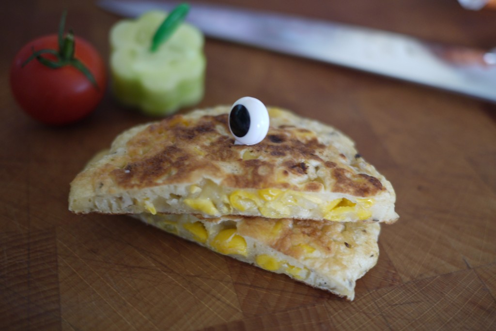 sweetcorn fritter - holly be tells