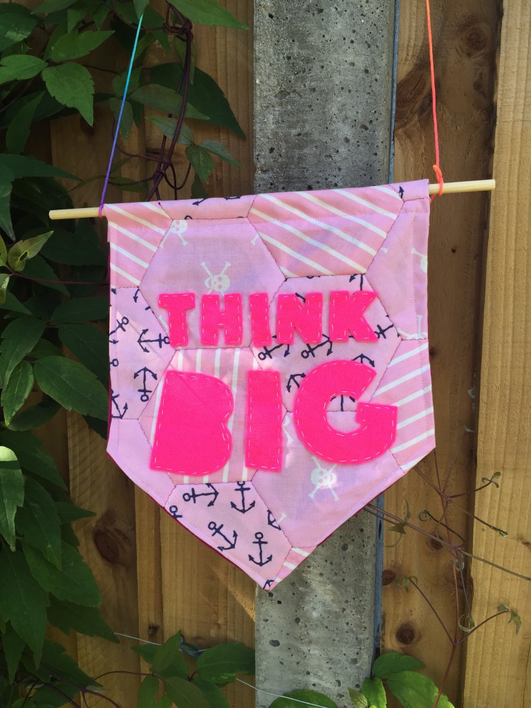 felt and patchwork banner