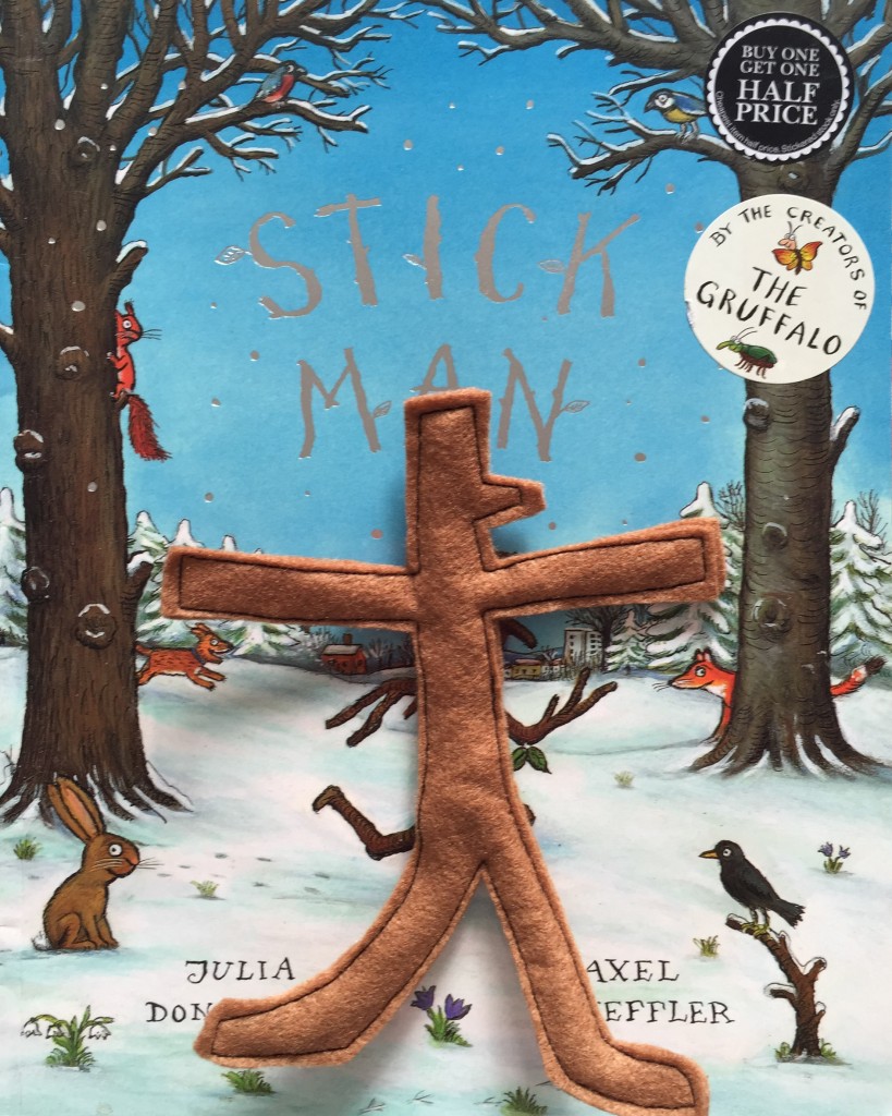 felt stick man craft activity - holly be tells