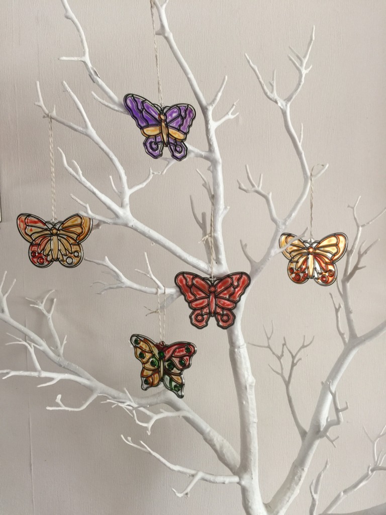 mini butterfly sun catchers