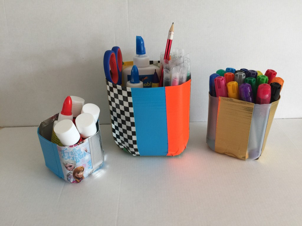 duck tape containers