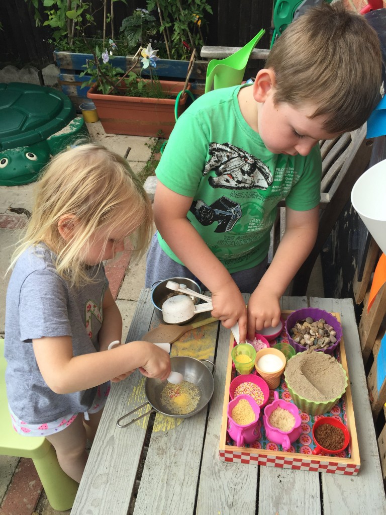 George's Marvellous Medicine mud kitchen activity