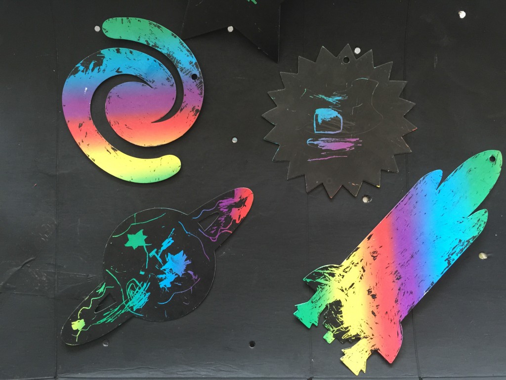 Baker Ross scratch art planets